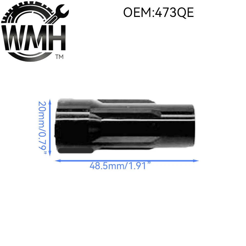 4/8Pcs Fit BYD 473QE Suzuki Alto Wagon R Swift 1.3L 1.4L Spark Plug Sleev Ignition Coil Rubber Boot With Spring OEM 34400-75F10
