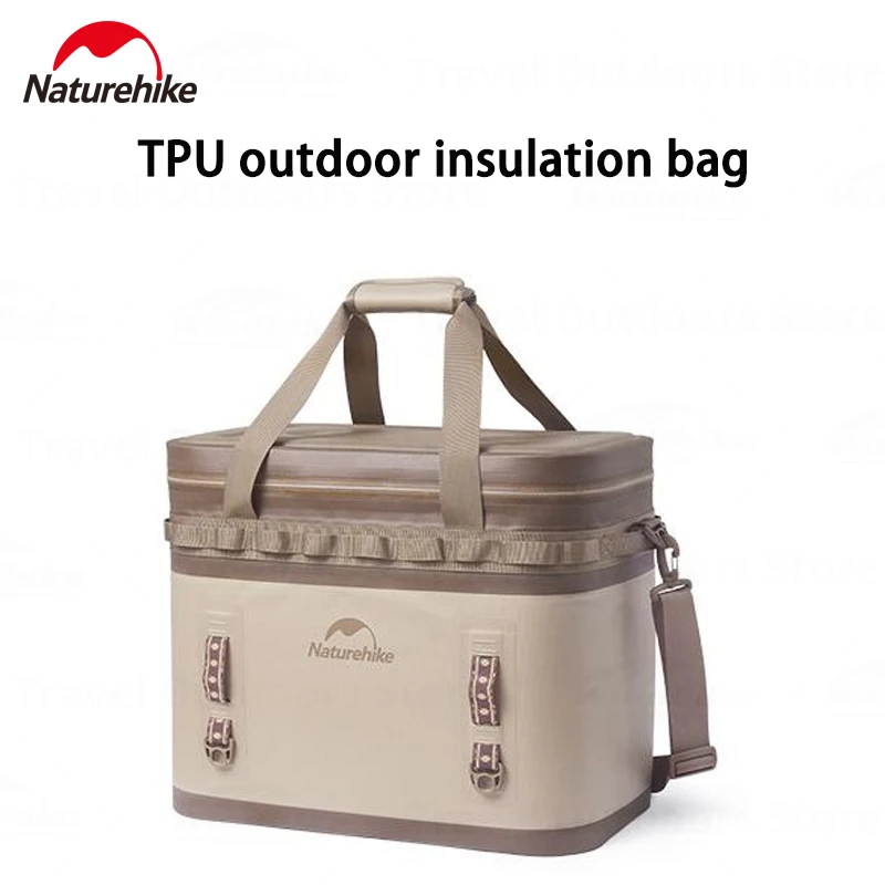 

Naturehike Lingxin PRO 48H TPU Camping Thermal Cooler Ice Bag 600D Oxford Cloth Waterproof Portable 25L Cooler Car Insulated Box