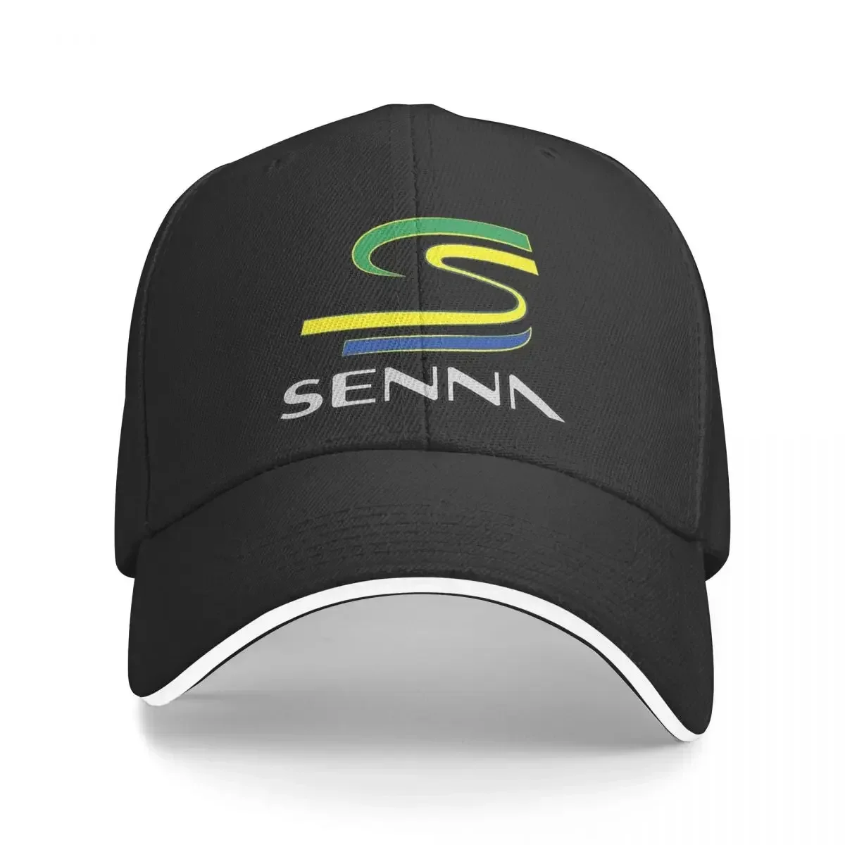 ayrton-senna-brasil-logo-trucker-hats-merch-bone-de-beisebol-casual-para-unissex-casquette-adequado-para-todos-os-tamanhos