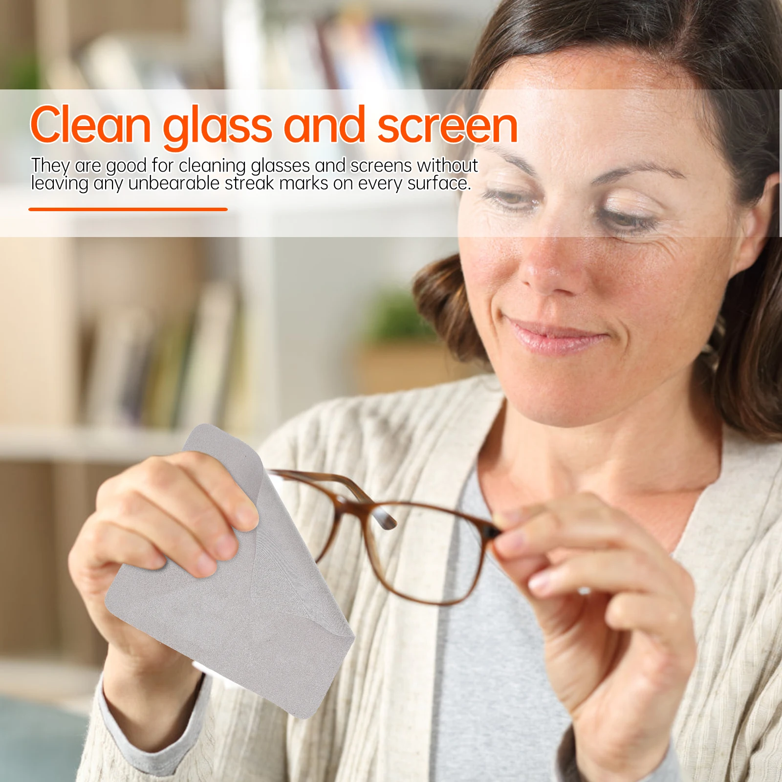 

2 Pcs Clean Anti-fog Mirror Cloth Wipes Spectacle Flannel Cloths Eyeglasses Wiping