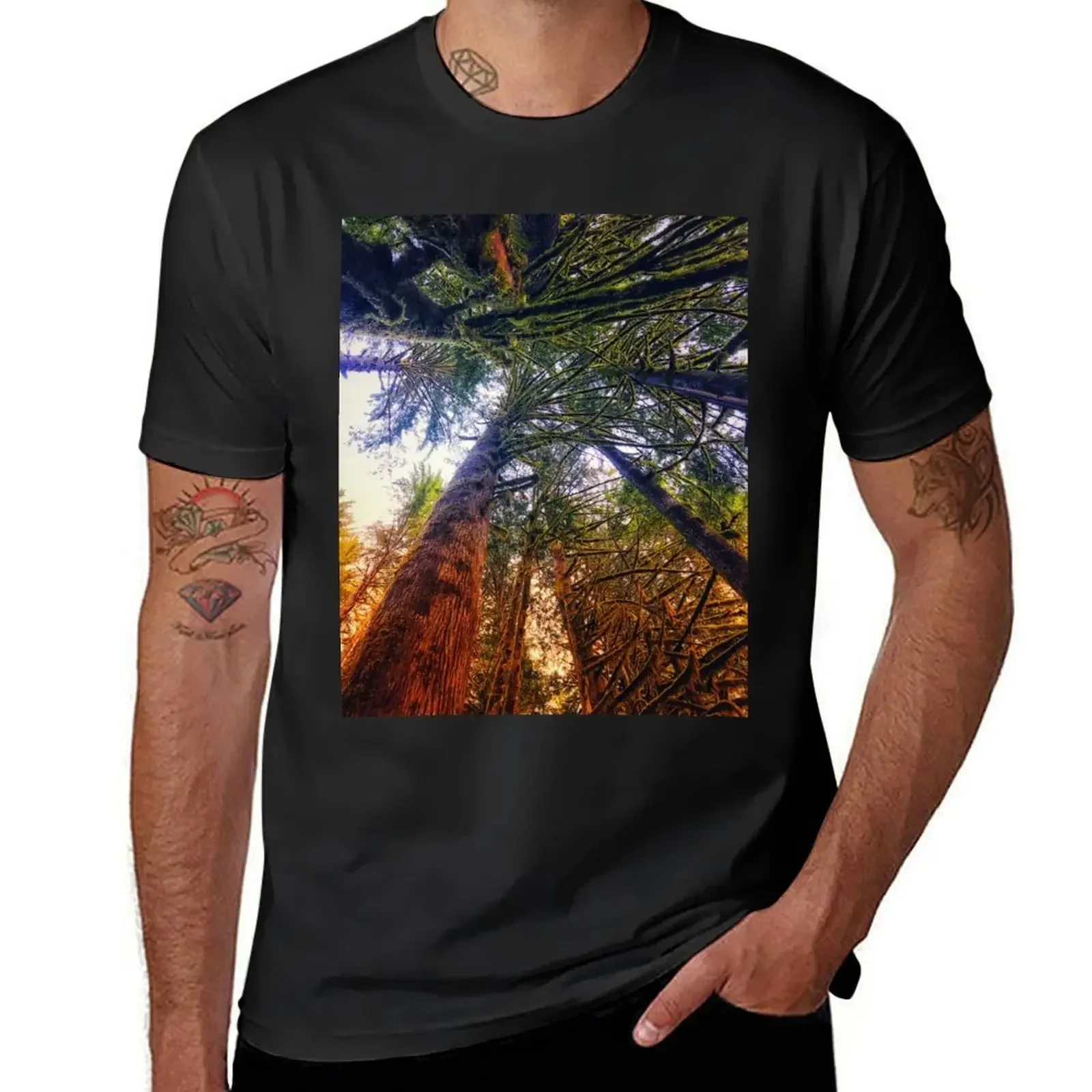 Tree Canopy T-Shirt kawaii clothes sublime customizeds mens graphic t-shirts big and tall