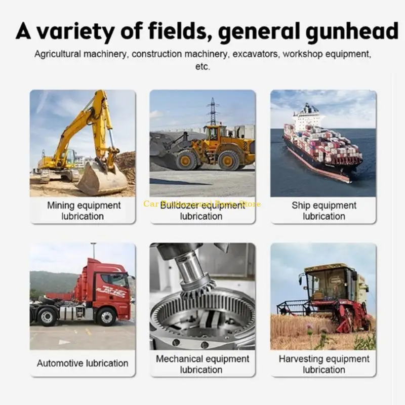 

R53D Heavy Duty Grease Guns Coupling and Hoses for Automotive & Machinery Maintenance