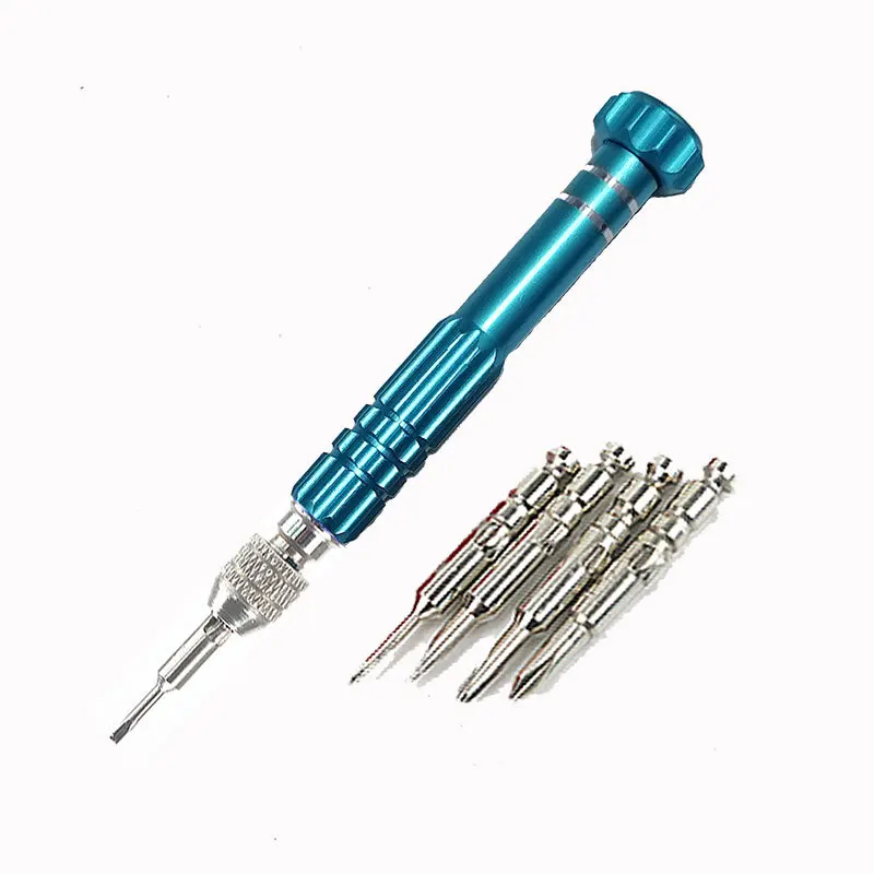 

Five-in-one Multi-functional Screwdriver Combination Set For Mobile Phone Disassembling Aluminum Batch Hand Tools