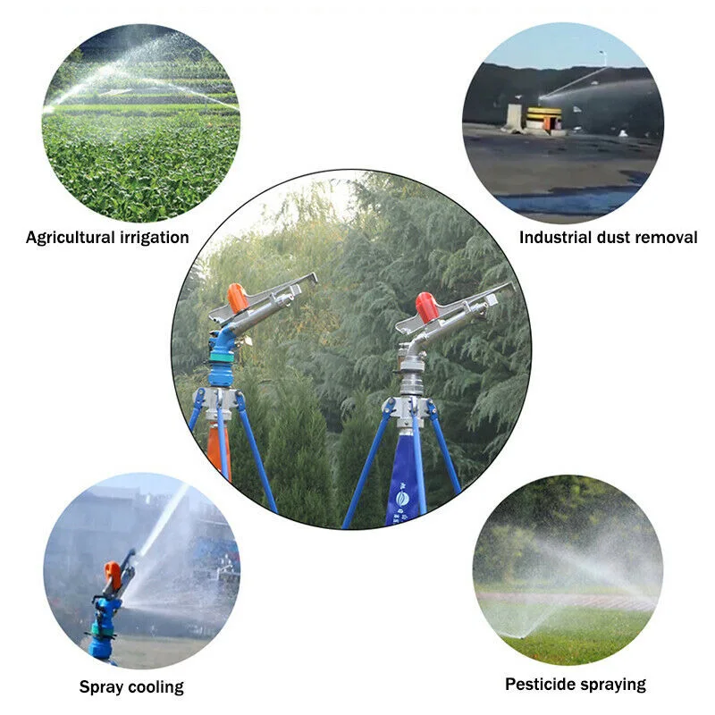 360 Degree Rotatable Garden Irrigation Spray Device Sprinkler Crop Flowers Large Area Watering Tool Gardening Supplies