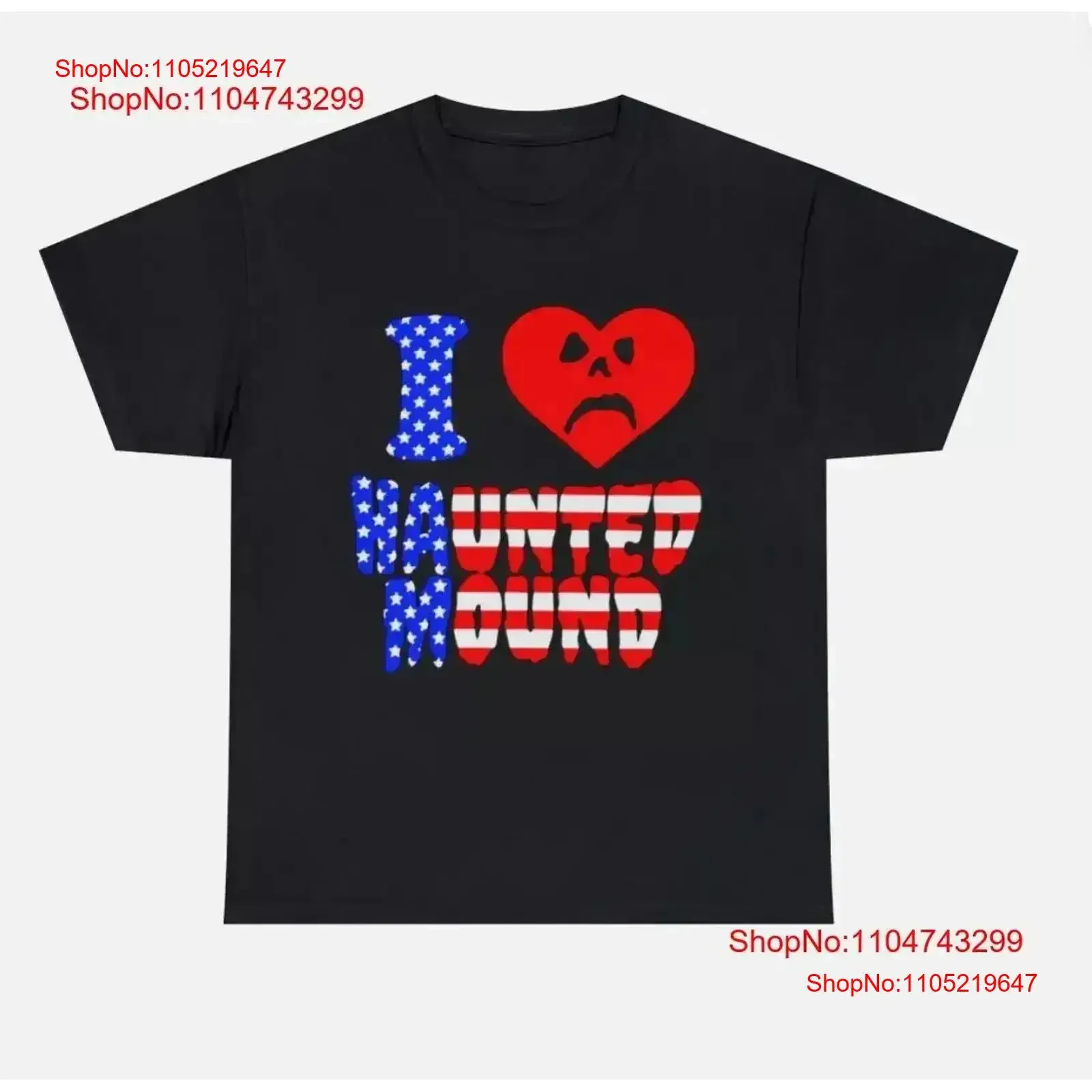 Haunted Mound 4th of July T Shirt Sematary vintage Washed Casual Slightly Breathable designer clothes homme Versatile Stretched