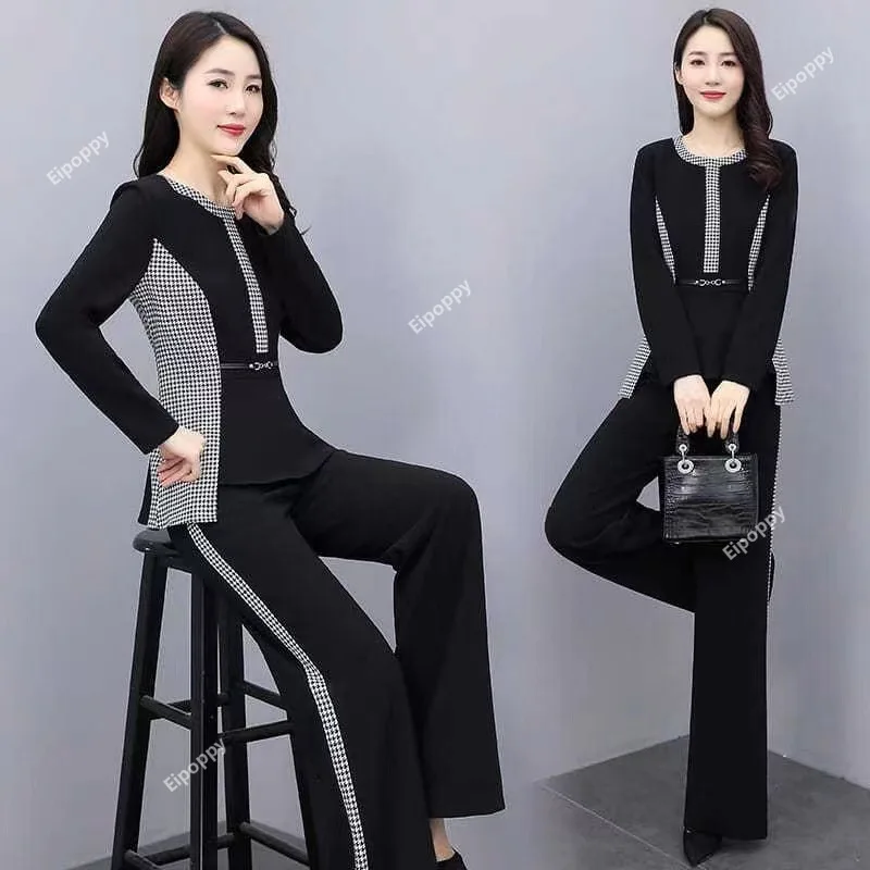 Fashion Suit 2024 Slim Fit Temperament Leisure Two-Piece Set