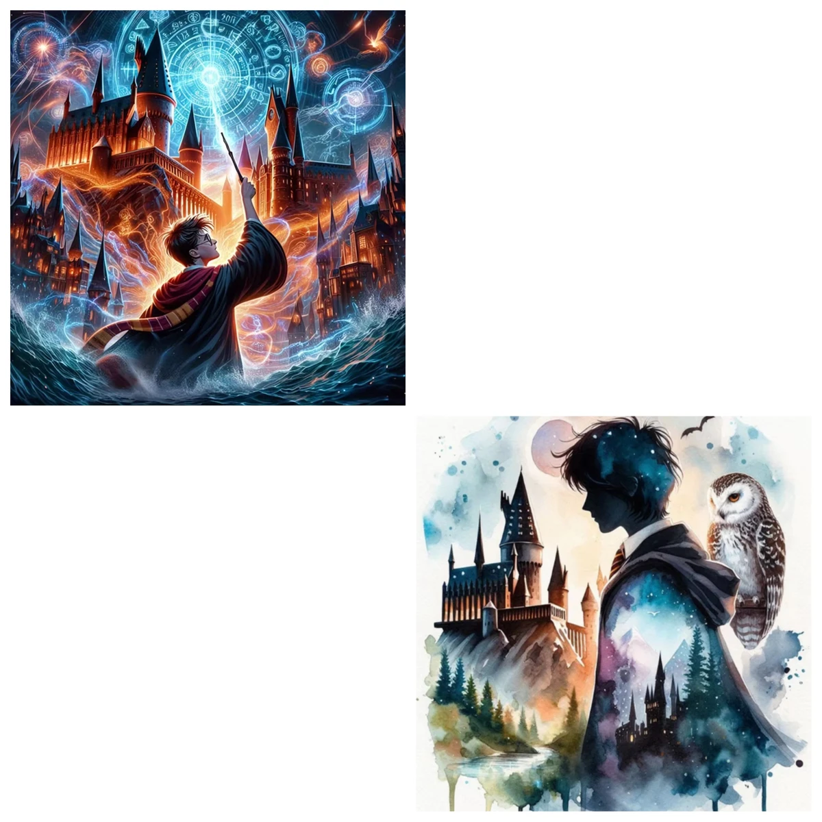 

Magic Wand 1024 PCS Jigsaw Puzzles Challenging Family Activity Games for Gameroom Bedroom Home Decor Gift