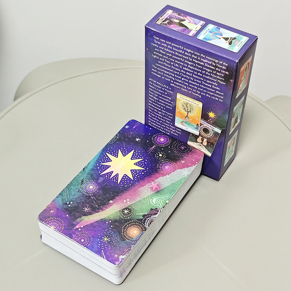 

The Magical Nordic Tarot 10.3*6cm A Full Deck of 79 Cards Inspired By Old Nordic Myths and Folklore