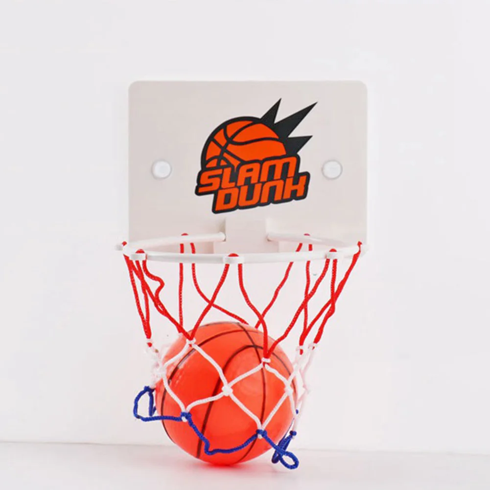 Mini Basketball Hoop Set Kids Sport Games with 1 Ball and 1 Inflatable Pump Portable Basketball Hoop for Kids and Adults