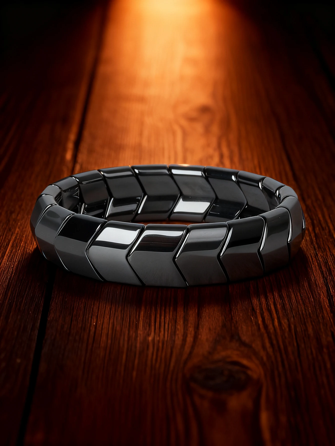 Herren-Armband aus Naturstein Hämatit-Pfeilperlen für Kraft, Schutz, Stärke, Selbstvertrauen & Erdung Schmuck