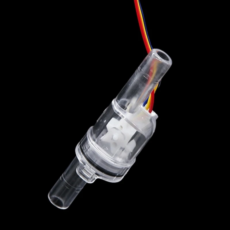 เครื่องวัดการไหลแบบเคาน์เตอร์ Flowmeter 0.2-12 ลิตร/นาที เซนเซอร์วัดการไหล DN10 เครื่องวัดการไหลของของเหลว