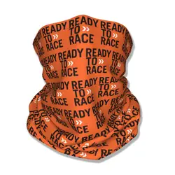 Ready To Race Bandana Neck Gaiter Printed Enduro Cross Motocross Bike Life Mask Scarf Multi-use Balaclava Riding for Men Women