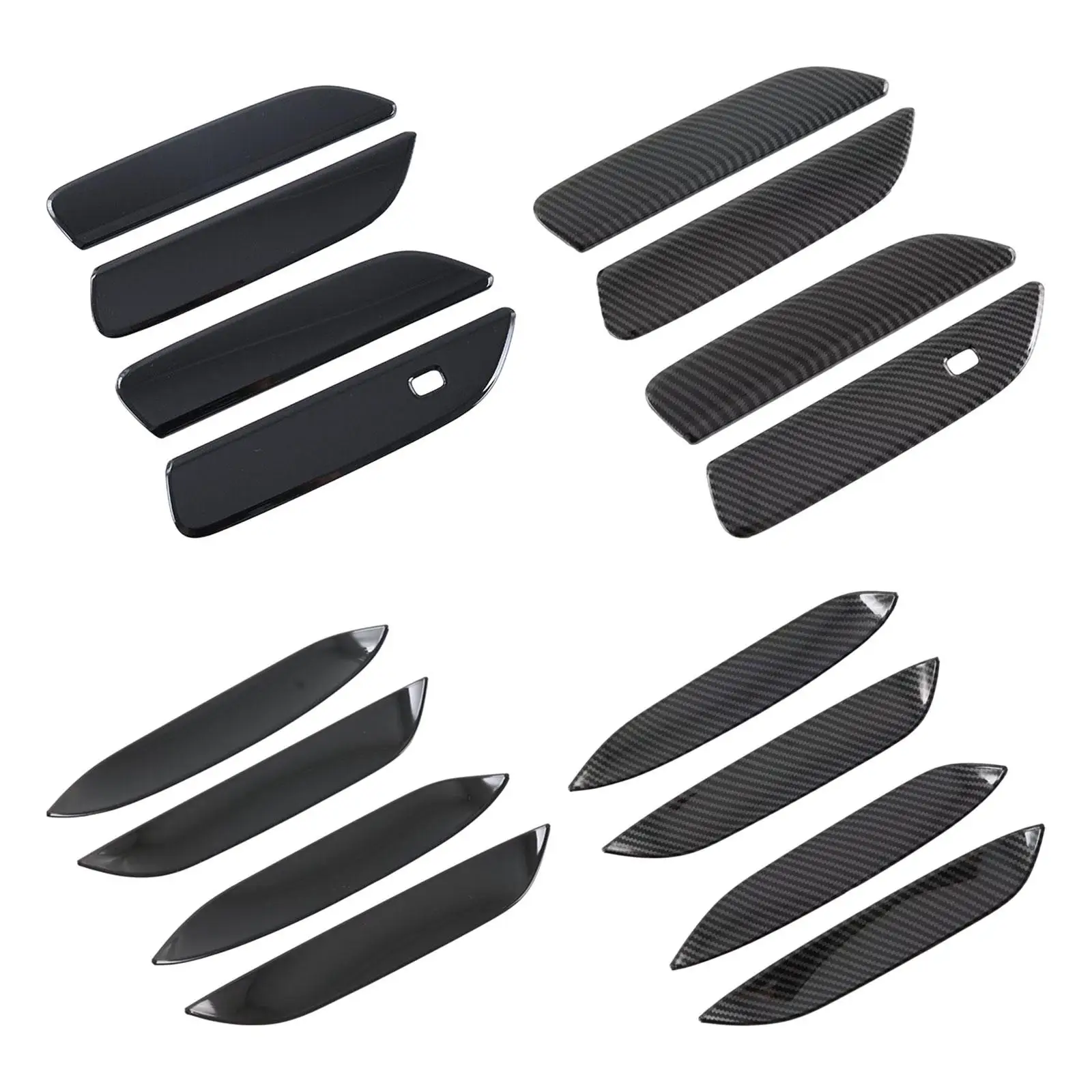 4x Car Exterior Door Handle Covers Easy to Install Durable Stylish Outer Door Handle Trim Anti Scratch for Byd Dolphin ea1