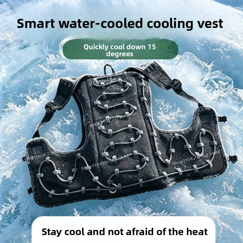 Summer cooling clothing, vest, water circulation cooling vest, water-cooled clothing
