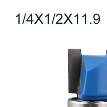 4pcs 1/4 Inch Shank Flush Trim Router Bits With Ball Bearing For Woodworking Template Trimming Pattern Cutting Alloy Tool