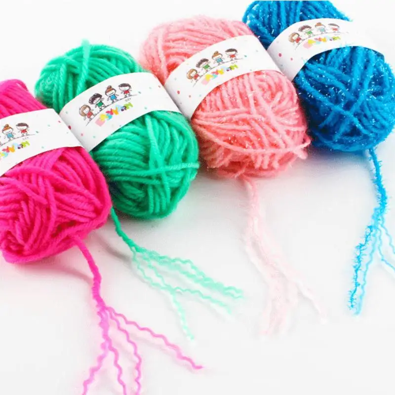 12/24 Farben Set DIY Strick- und Häkelgarn Weiches Strickgarn für DIY Nähen, Handarbeiten, Schal, Mütze, Puppen, Dekorationszubehör – Detail 4