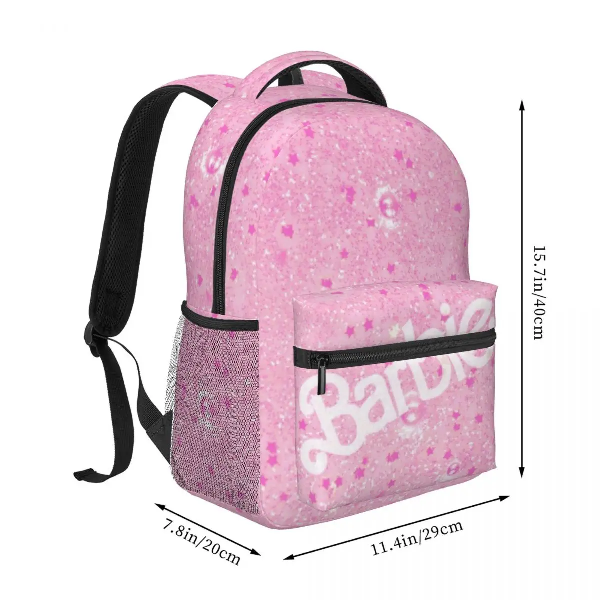 Barbie For Girls Boys Large Capacity Student Backpack Lightweight waterproof Backpack 17inch