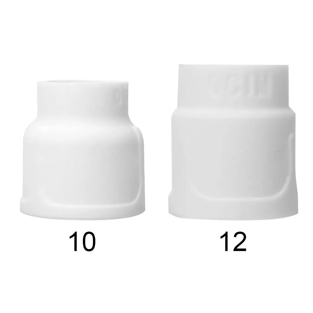 10/12# With Filter Argon Arc Welding White For WP9/20/17/18/26 Alumina Cup Ceramic Nozzle TIG Soldering Cup