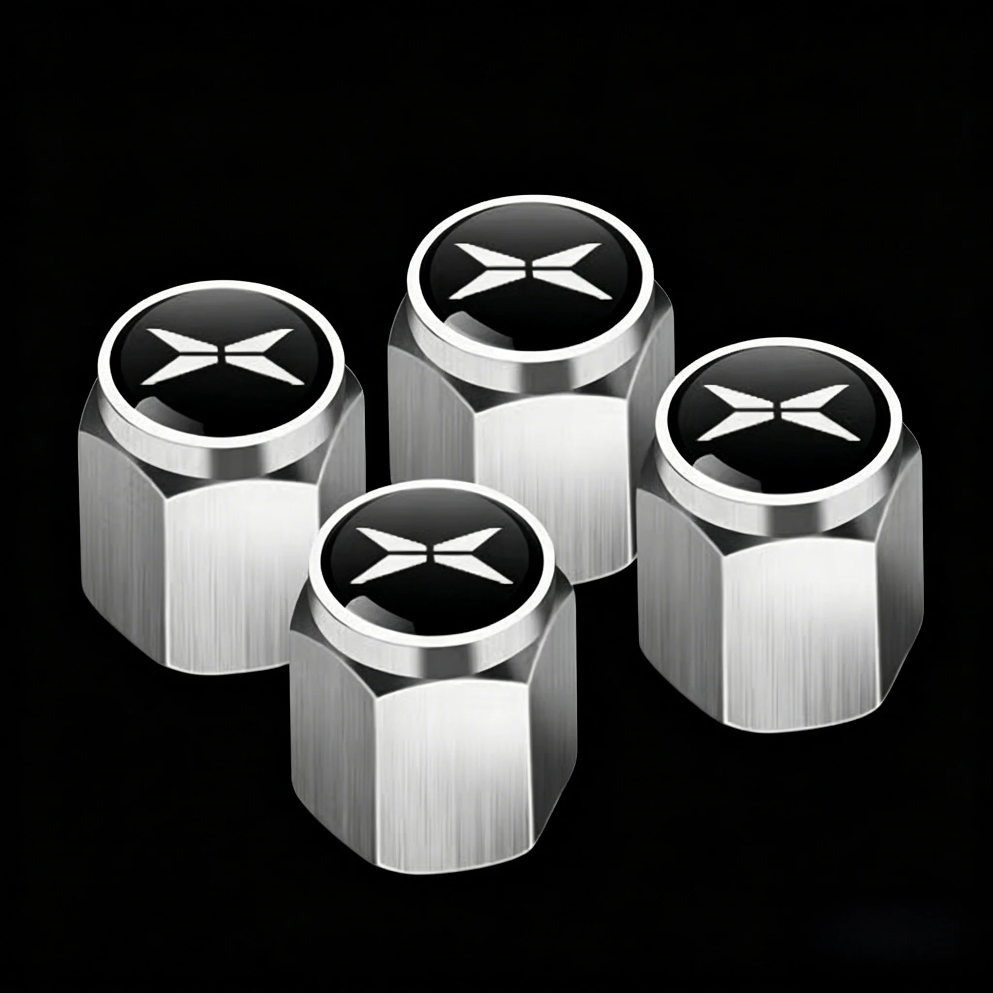 4 PCS Car Wheel Tire Aluminum Alloy Valve Cap Valve Cover Accessories Suitable for Xpeng X-peng G6 P7 P5 X9 G9 Mona M03 G3 G7