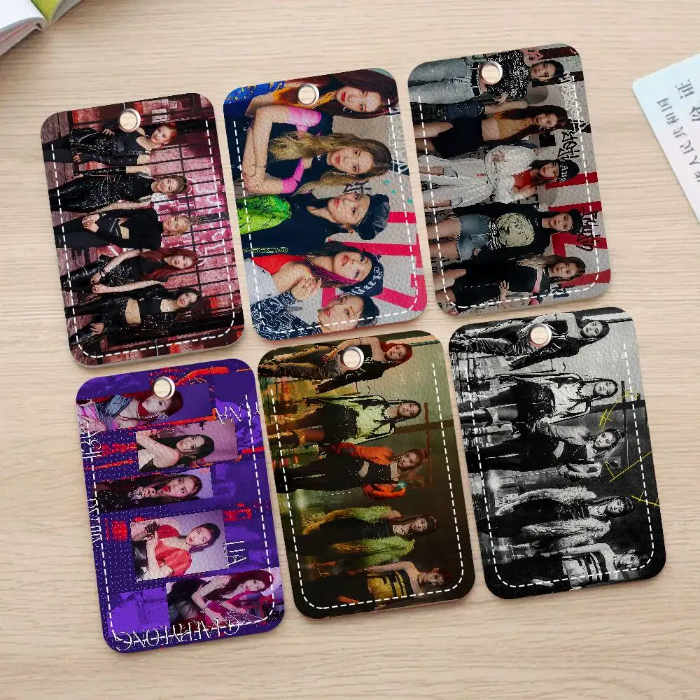 I-ITZY لطيف الكرتون Inteated مصعد بطاقة Acc بطاقة التحكم المفاتيح الغطاء الواقي هدية المفاتيح #1