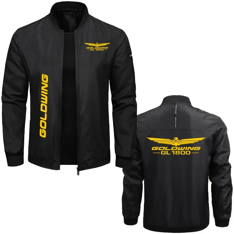 

Windproof men's hardshell jacket Top brand men's jacket Golden Wing GL1800 high quality hip hop street men's bomber jacket