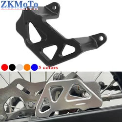 CNC Rear Caliper Guard Rear Brake Disc Guard Protector Cover For Husqvarna TE FE FC 125-501 For KTM EXC EXCF SX SXF XC XCW XCFW