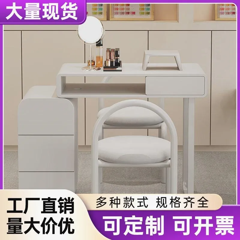 manicure table set Japanese single double light luxury Internet celebrities ins