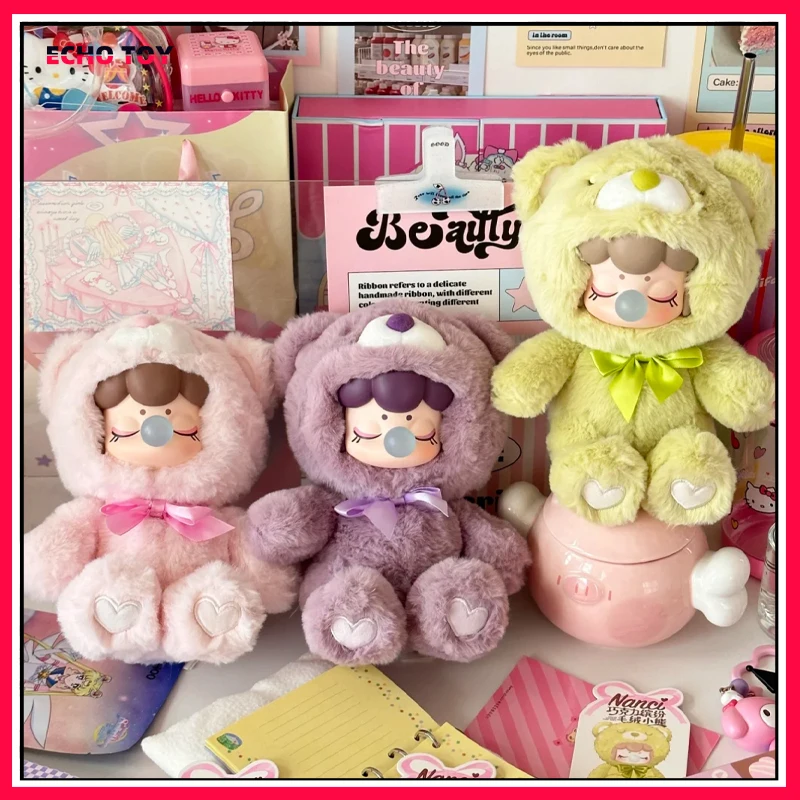 In Stock Kawaii Nanci Colorful Chocolate Cutie Bears Series Blind Box Kawaii Doll Mystery Box Anime Figure Kids Birthday Gifts