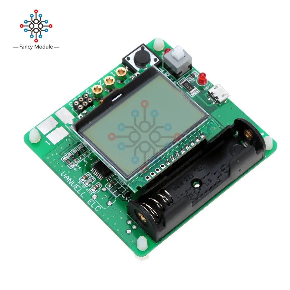 MG328 Transistor Tester ESR Meter Inductor-capacitor Meter ESR DIY MG328 Multifunction With Test Line