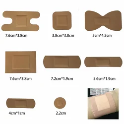 100 Pcs Medical Anti-Bacteria Band Aid First Aid Waterproof Wound Plaster For Emergency Kits Home Travel First Aid Kit