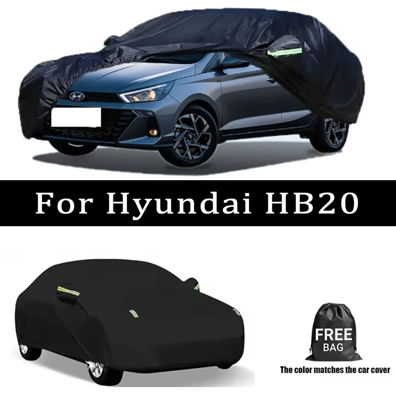 

All-Season Car Cover for Hyundai HB20 - Outdoor Full Protection, Waterproof Dustproof Heat-Resistant Car Accessories