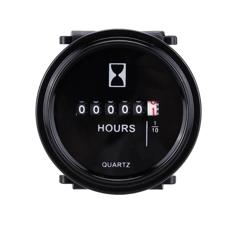 1 PCS DC 12/24/36V Digital Timer Quartz Timer Replacement Parts For Marine Engine 2 Inch Waterproof Gauge Motorcycle Car Truck