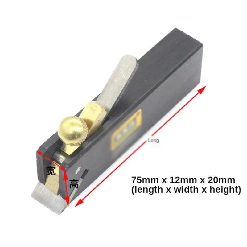 Mini Rabot Manuel Facile à Utiliser Outil de Travail de Calcul, Angle Durable, Outil de Luthier, Violon, Menuisier Exécutif, Rabot à Bois