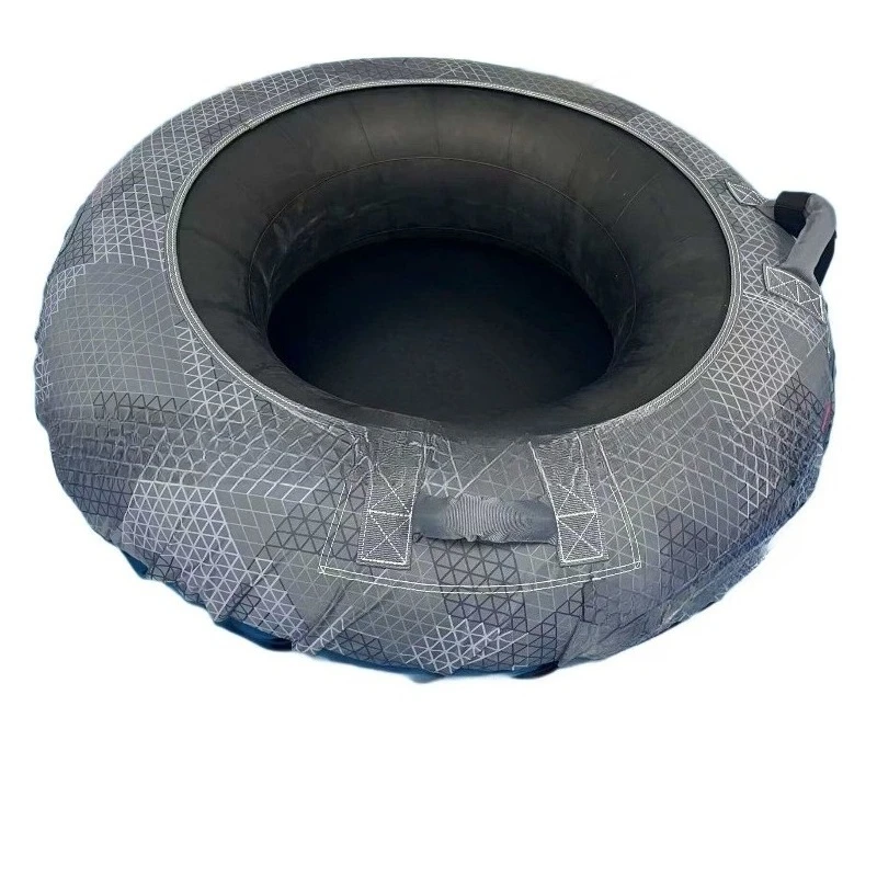 Inflatable Snow Tube 104cm Anti Rollover Cross Border Ready Stock Rubber Inflatable Sled for Outdoor Winter Sports