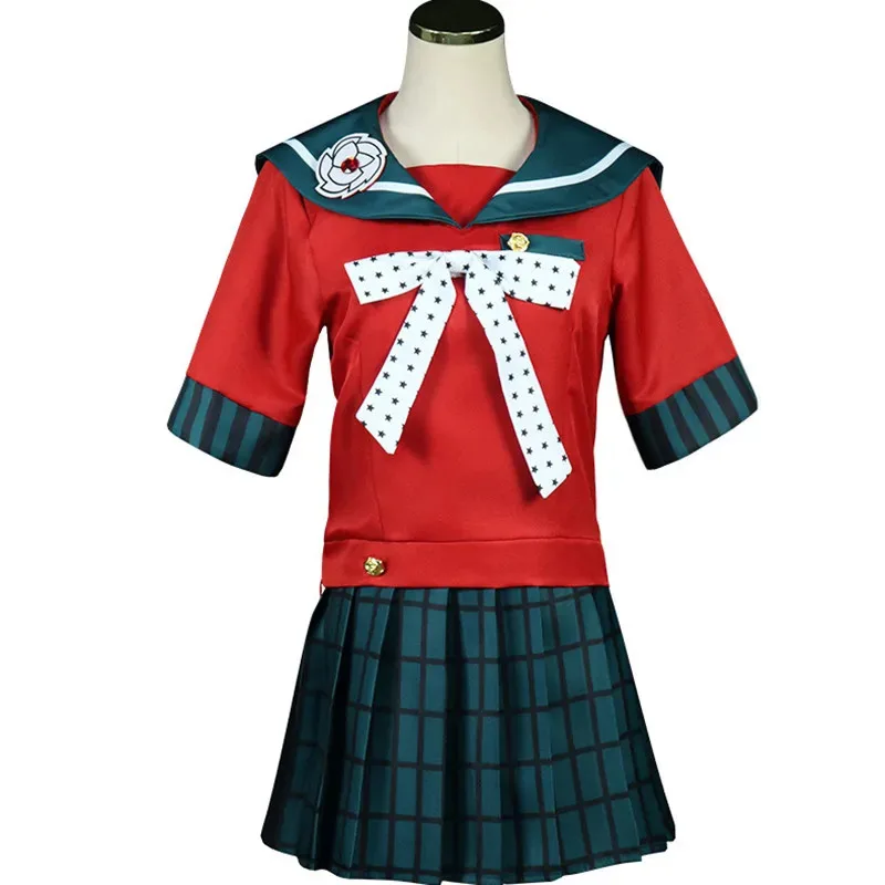 

Harukawa Anime New Danganronpa V3: Killing Harmony Maki Girls School Uniform Cosplay Wigs Halloween Costumea;2,c'4,h.