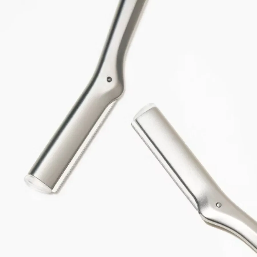 มีดโกนบนใบหน้า - ขจัดขนละเอียดและขจัดผิวที่หมองคล้ําและผิวที่ตายแล้วได้อย่างง่ายดาย มาพร้อมกับหมวกนิรภัยเพื่อการจัดเก็บที่ง่ายดาย