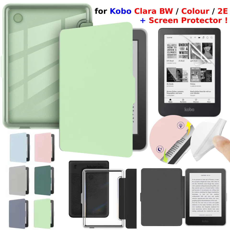 Kobo clara BW本体とカバー　2025/5/26購入 Sa373af7e6ccf4721a4bd8b5dcc301