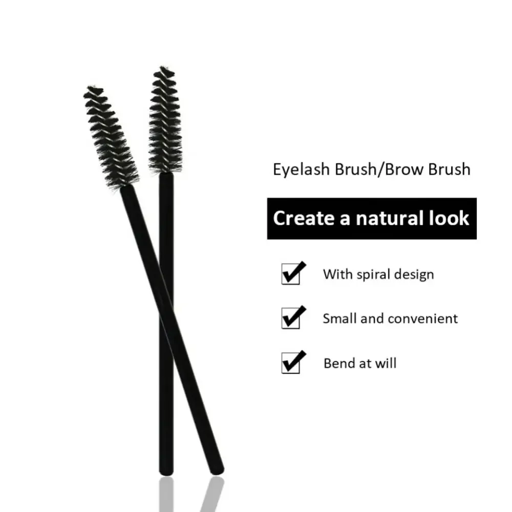 Brosses à cils en spirale, applicateur de cils, baguettes de mascara au poulet, brosse cosmétique