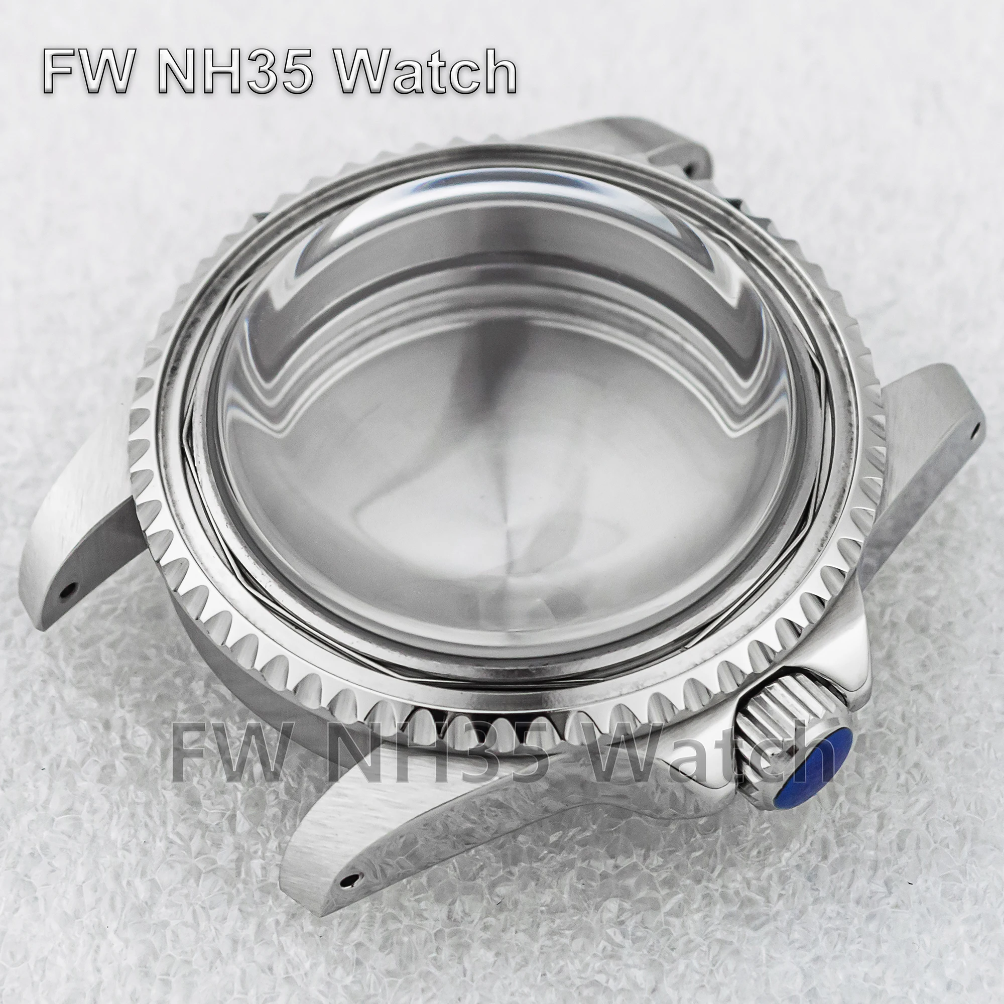 NH35 Case Solid Stainless Steel 39mm Retro Watch Case for SUB GMT Watch Mod Accessories Watch Case Fit NH34/NH35/NH36 Movement