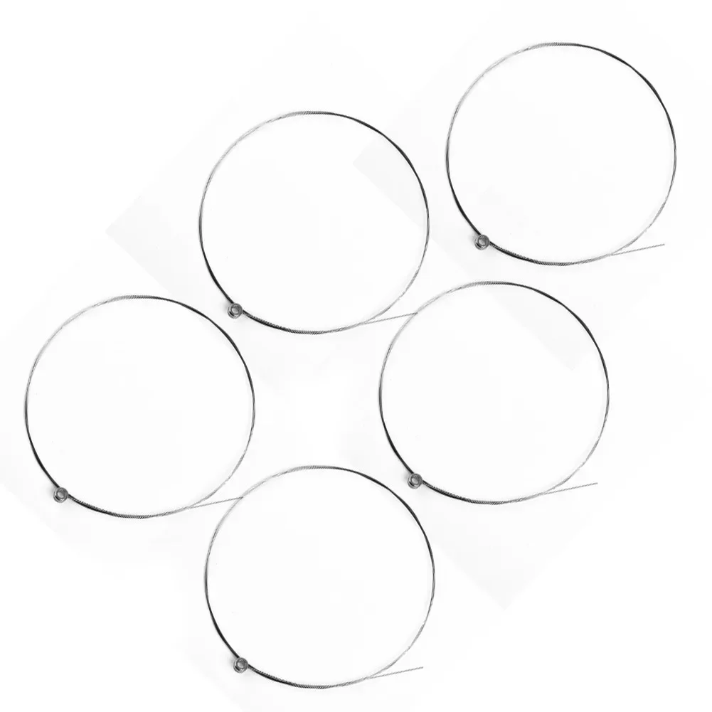 High Quality Single Guitar Strings Silvery 1st E 5 Pcs Acoustic Bass Gauges .012 Guitars Top Musical Instrument