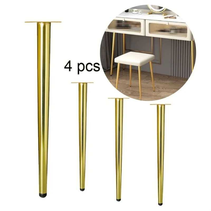 45cm Metal Furniture Legs 4pcs Versatile Replacement Feet for Sofas Tables Cabinets