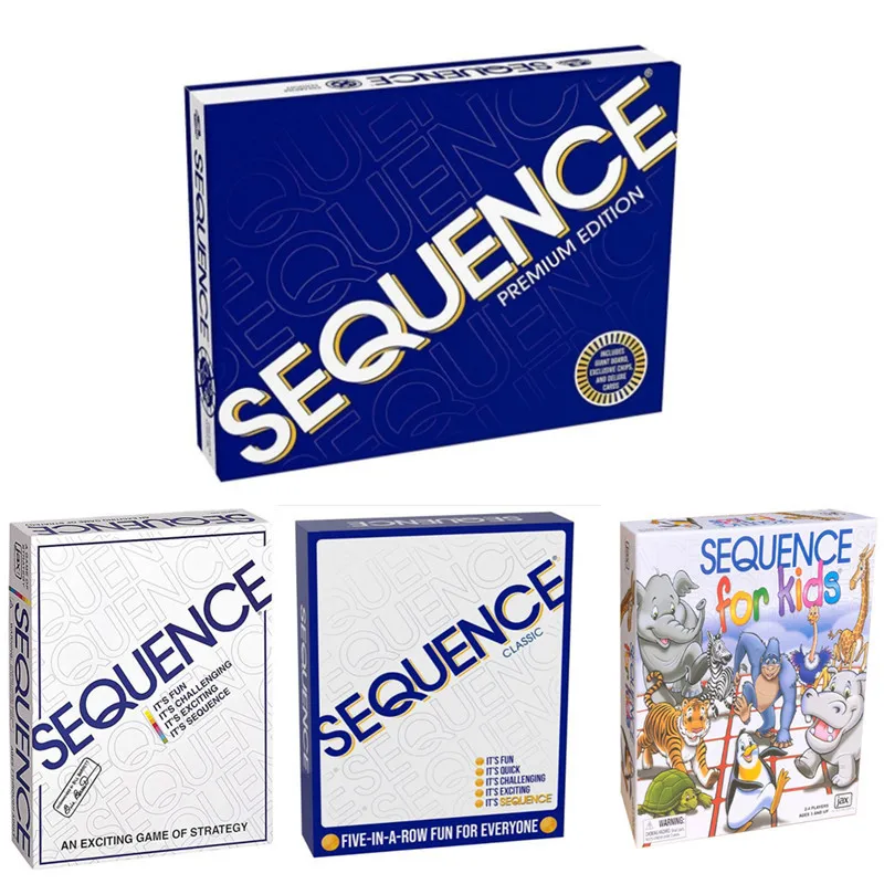 Goliath Games Sequence | Five-in-a-row Fun for Everyone! | Family Strategy Game | For 2 or More Players, Ages 7+