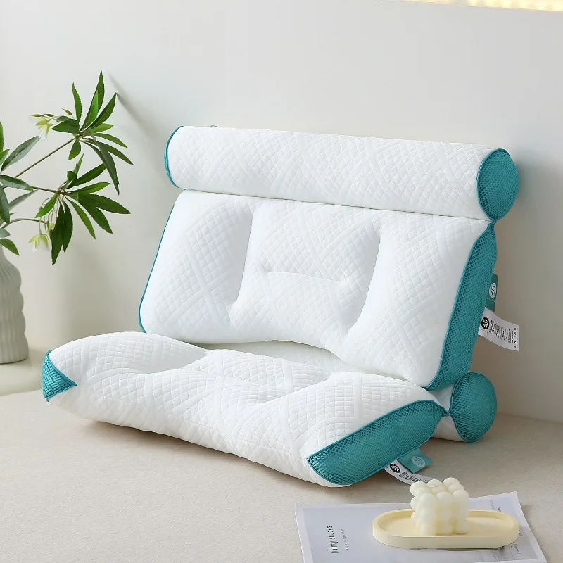 

1PCS 2025 new 40x58cm reverse traction pillow neck cone pillow core hose traction pillow to help sleep household