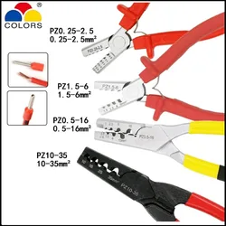 PZ0.25-2.5 Tool jaw pliers ratchet crimping plier insulated non- insulated ferrules PZ0.5-16 PZ1.5-6 PZ10-35