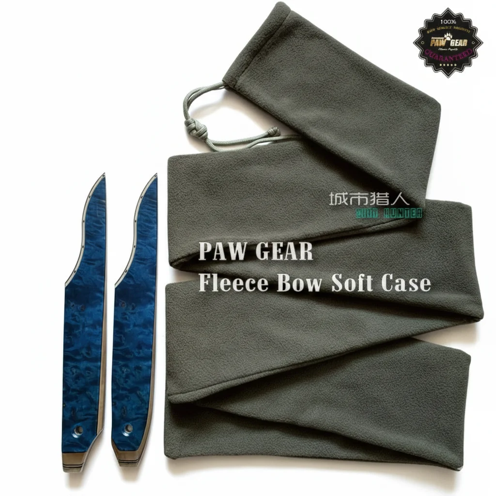 

Чехол для лука PAWGEAR 71 дюйм, водонепроницаемый, с двойным слоем из толстого флиса, запатентованный камуфляжный чехол с подкладкой для классических и длинных луков