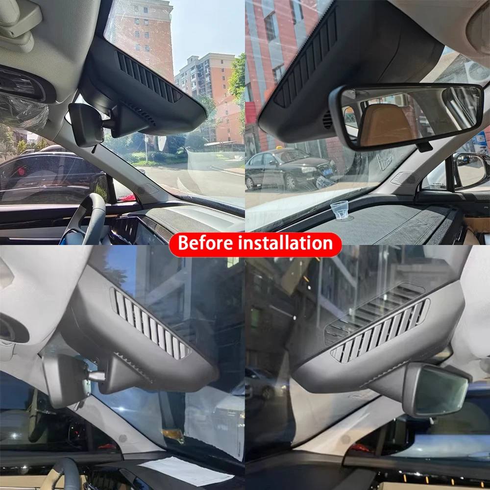 for Geely Starray Atlas Boyue L Galaxy L7 2022-2026 4K 2160P Front Rear Camera Dash Cam Wifi Plug and Play Video Recorde