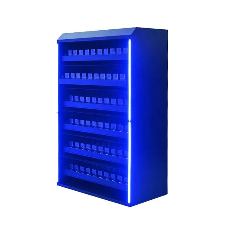 

APEX Металлическая подставка для дыма RGB Led Custom Block Counter Top Display Shelf для дымового магазина