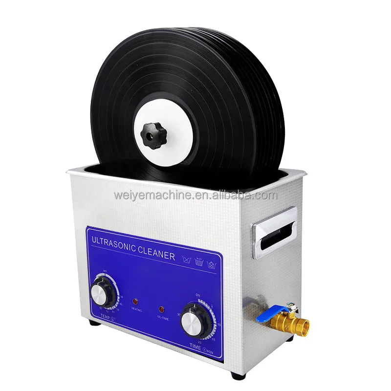 

6.5L Commercial Ultrasonic Cleaner for Vinyl Records & CDs-Compact Professional Audio-Visual Cleaning Machine
