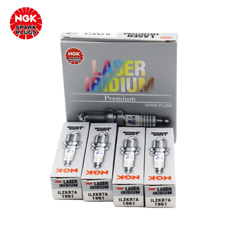 NGK Iridium Platinum Spark plug ILZKR7A 1961 is suitable for Q7 Porsche CAYENNE Touareg(4PCS)