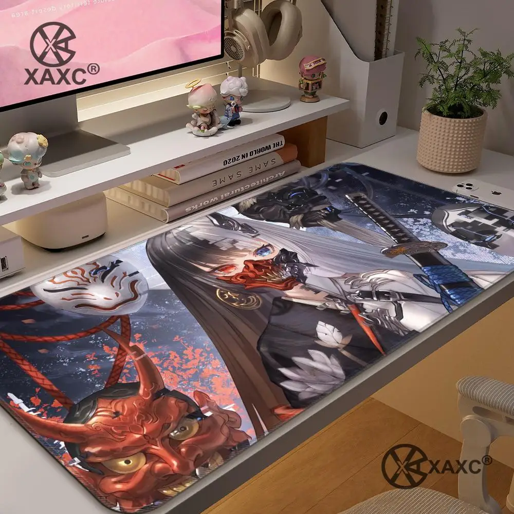 

Anime ghost mask XAXC Mouse Pad large keyboard mouse desk pad non-slip rubber gaming mouse pad laptop mouse carpet